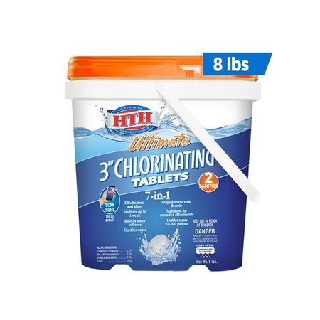 HTH HTH 8371213 8 lbs Ultimate Tablet Chlorinating Chemicals 8371213